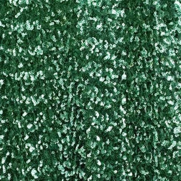 ASOS TFNC Green Sequin Long Sleeve Bodycon Dress - Picture 4 of 4